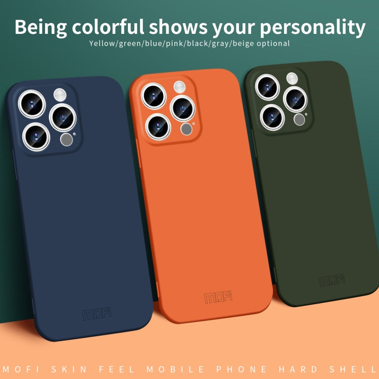 For iPhone 14 Pro MOFI Qin Series Skin Feel All-inclusive PC Phone Case(Beige) - iPhone 14 Pro Cases by MOFI | Online Shopping South Africa | PMC TechLife