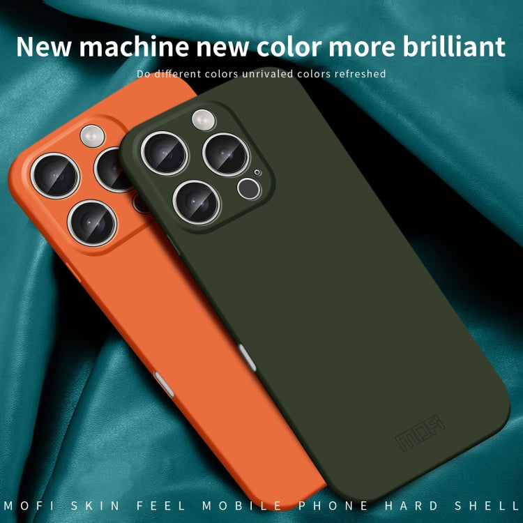 For iPhone 16 Pro MOFI Qin Series Skin Feel All-inclusive PC Phone Case(Blue) - free shipping - PMC Jewellery - Order now!