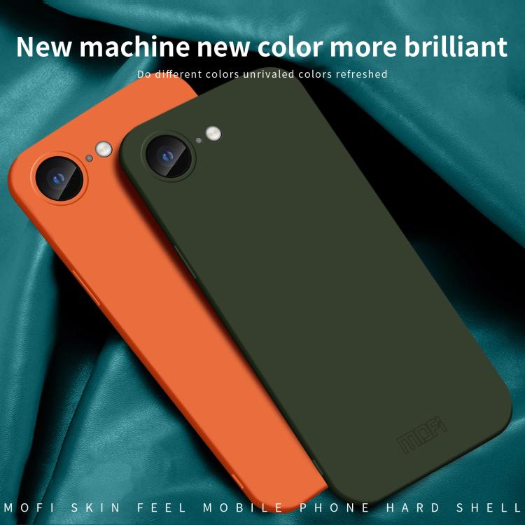 For iPhone 16e MOFI Qin Series Skin Feel All-inclusive PC Phone Case(Black) - free shipping - PMc TechLife - Order now!