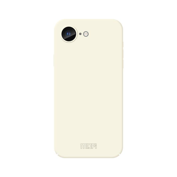 For iPhone 16e MOFI Qin Series Skin Feel All-inclusive PC Phone Case(Beige) - free shipping - PMc TechLife - Order now!