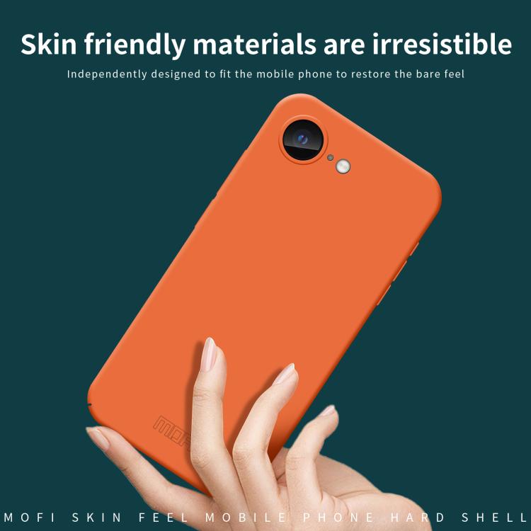 For iPhone 16e MOFI Qin Series Skin Feel All-inclusive PC Phone Case(Beige) - free shipping - PMc TechLife - Order now!
