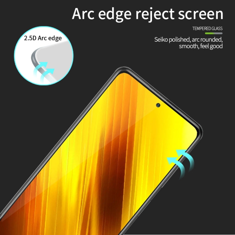 For Huawei Mate 60 MOFI 9H 2.5D Full Screen Tempered Glass Film(Black) - Huawei Tempered Glass by MOFI | Online Shopping South Africa | PMC TechLife