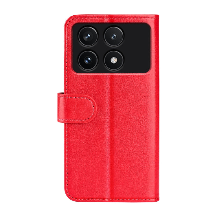 For Xiaomi Redmi K70 R64 Texture Horizontal Flip Leather Phone Case(Red) - K70 Cases by PMC Jewellery | Online Shopping South Africa | PMC Jewellery | Buy Now Pay Later Mobicred