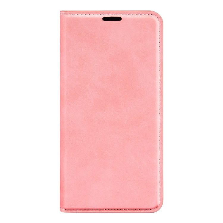 For Xiaomi Redmi K70 Retro-skin Magnetic Suction Leather Phone Case(Pink) - K70 Cases by PMC Jewellery | Online Shopping South Africa | PMC Jewellery | Buy Now Pay Later Mobicred