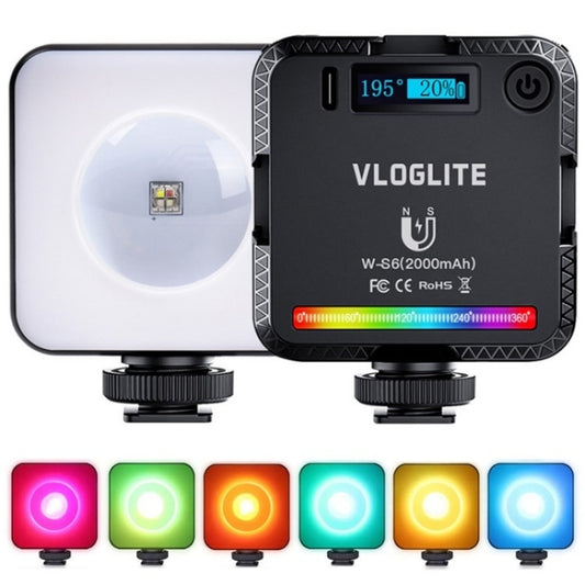 VLOGLITE W-S6 Magnetic Mini Full Color RGB LED Camera Light Sunset Atmosphere Lamp -  by VLOGLITE | Online Shopping South Africa | PMC Jewellery | Buy Now Pay Later Mobicred