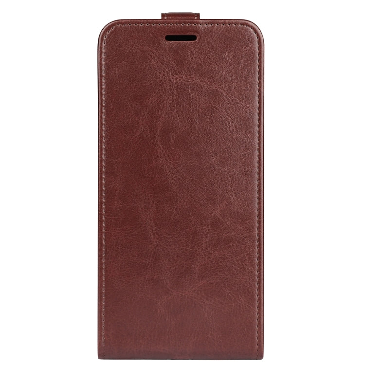 For Xiaomi Redmi K70 R64 Texture Single Vertical Flip Leather Phone Case(Brown) - K70 Cases by PMC Jewellery | Online Shopping South Africa | PMC Jewellery | Buy Now Pay Later Mobicred