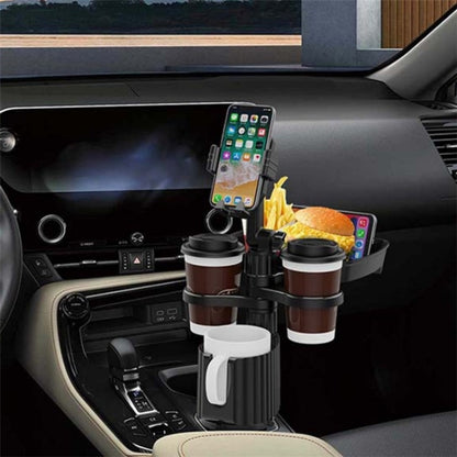 A06 Multifunctional Car Cup Mug Bottle Holder Mobile Phone Mount Stand Food Snack Tray Table(Green) - Car Drink Holders by PMC Jewellery | Online Shopping South Africa | PMC Jewellery | Buy Now Pay Later Mobicred