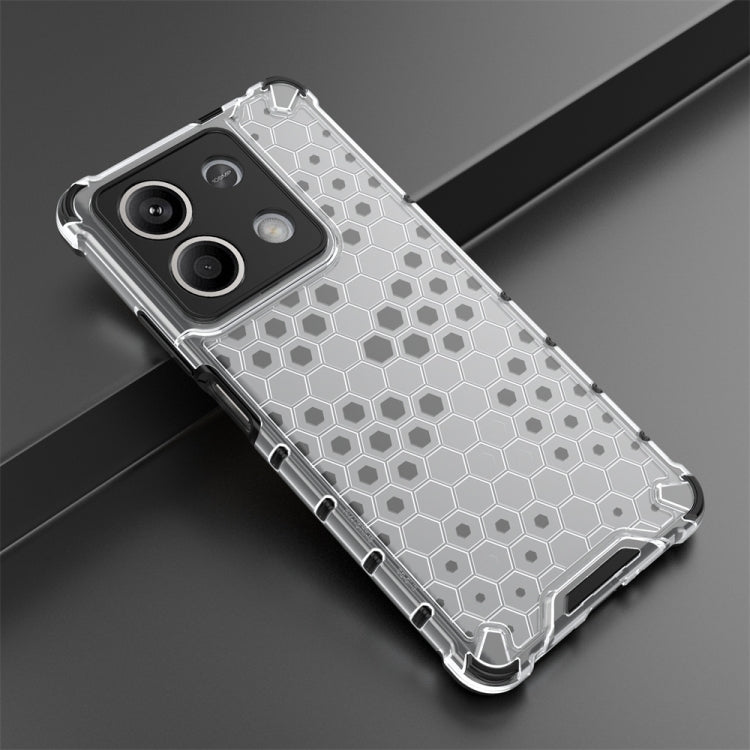 For Redmi Note 13 Shockproof Honeycomb Phone Case(White) - Note 13 Cases by PMC Jewellery | Online Shopping South Africa | PMC Jewellery | Buy Now Pay Later Mobicred