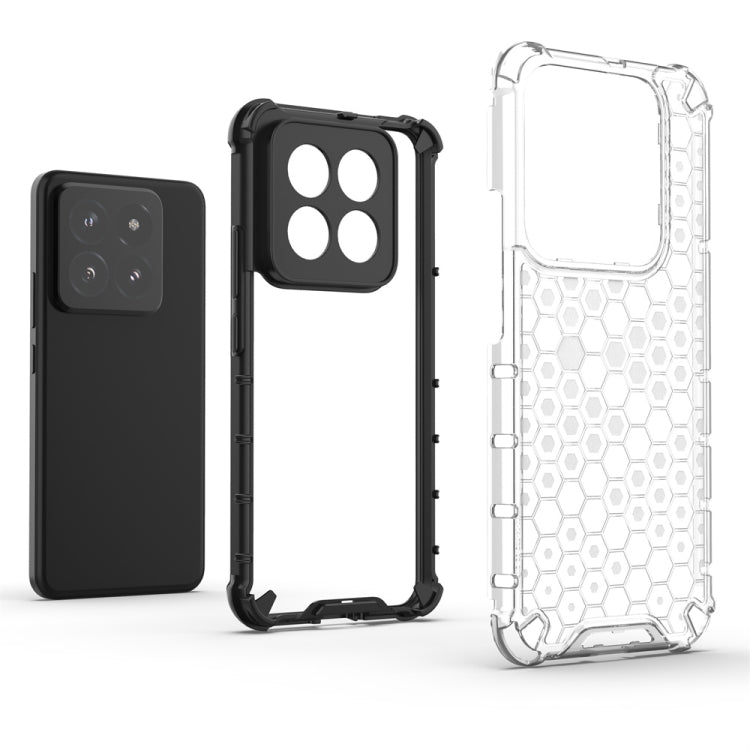 For Xiaomi 14 Pro Shockproof Honeycomb Phone Case(White) - 14 Pro Cases by PMC TechLife | Online Shopping South Africa | PMC TechLife | Buy Now Pay Later Mobicred