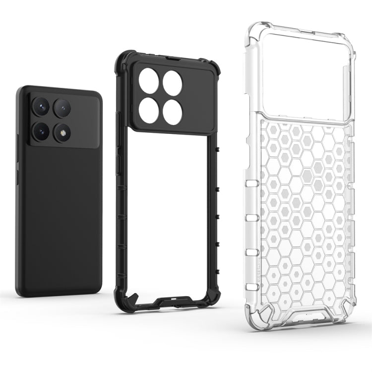 For Redmi K70 Shockproof Honeycomb Phone Case(Green) - Xiaomi Cases by PMC TechLife | Online Shopping South Africa | PMC TechLife | Buy Now Pay Later Mobicred