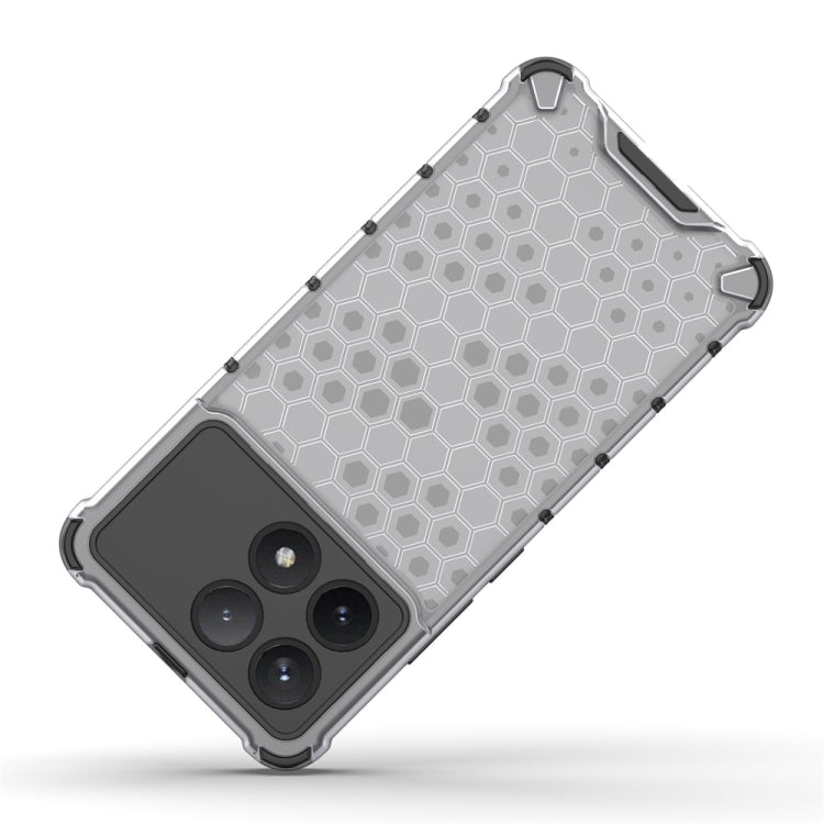 For Redmi K70 Shockproof Honeycomb Phone Case(Green) - Xiaomi Cases by PMC TechLife | Online Shopping South Africa | PMC TechLife | Buy Now Pay Later Mobicred