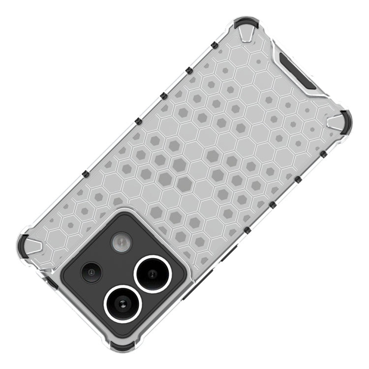 For Xiaomi Poco X6 Shockproof Honeycomb Phone Case(White) - Xiaomi Cases by PMC TechLife | Online Shopping South Africa | PMC TechLife | Buy Now Pay Later Mobicred