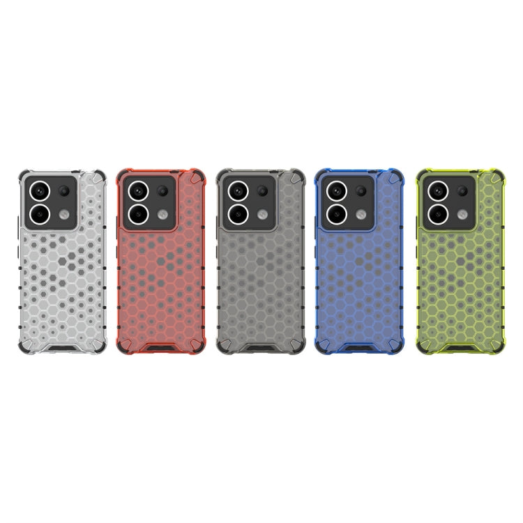 For Xiaomi Poco X6 Shockproof Honeycomb Phone Case(White) - Xiaomi Cases by PMC TechLife | Online Shopping South Africa | PMC TechLife | Buy Now Pay Later Mobicred