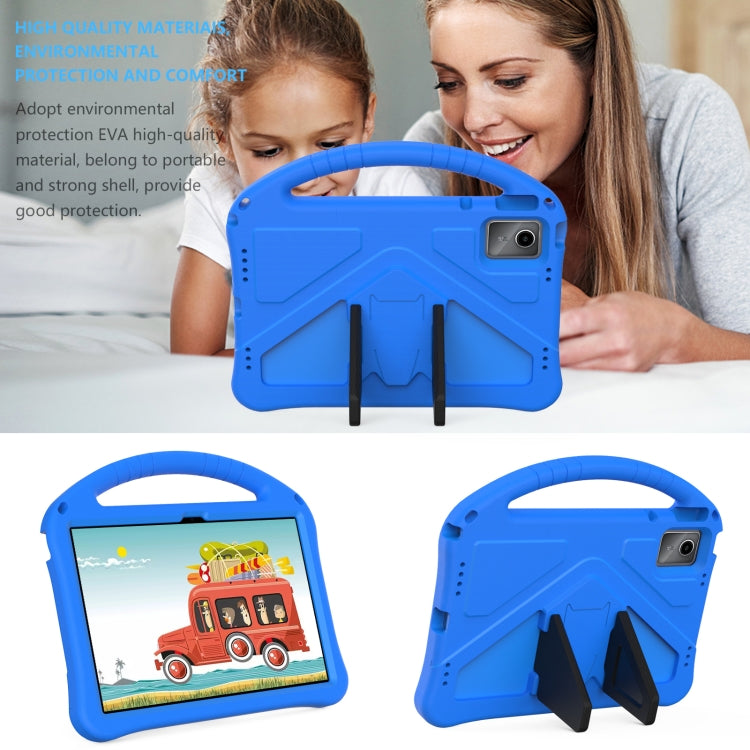 For Lenovo Tab M11 /Xiaoxin Pad 11 2024 EVA Shockproof Tablet Case with Holder(Blue) - Lenovo by PMC Jewellery | Online Shopping South Africa | PMC Jewellery | Buy Now Pay Later Mobicred