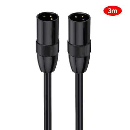 JUNSUNMAY XLR Male to Male Mic Cord 3 Pin Audio Cable Balanced Shielded Cable, Length:3m - Microphone Audio Cable & Connector by JUNSUNMAY | Online Shopping South Africa | PMC Jewellery | Buy Now Pay Later Mobicred