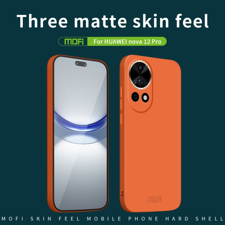 For Huawei Nova 12 Pro / 12 Ultra MOFI Qin Series Skin Feel All-inclusive PC Phone Case(Gray) - Huawei Cases by MOFI | Online Shopping South Africa | PMC Jewellery