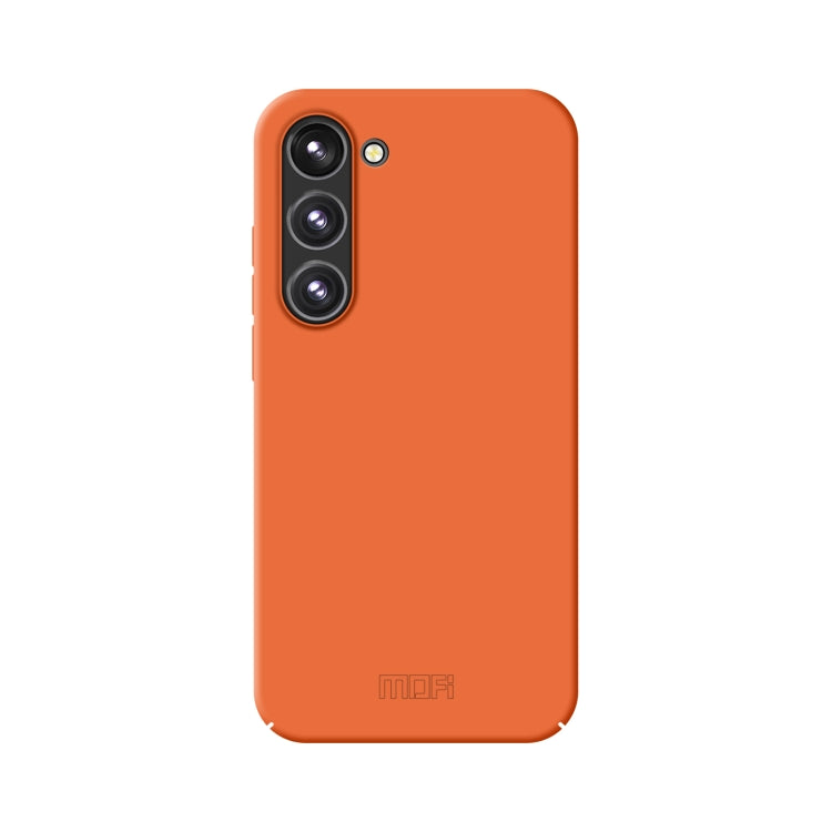 For Samsung Galaxy S23+ 5G MOFI Qin Series Skin Feel All-inclusive PC Phone Case(Orange) - Galaxy Phone Cases by MOFI | Online Shopping South Africa | PMC Jewellery