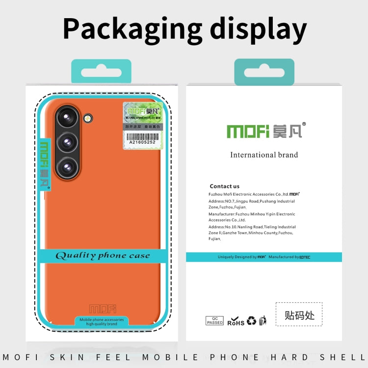 For Samsung Galaxy S24 5G MOFI Qin Series Skin Feel All-inclusive PC Phone Case(Gray) - Galaxy S24 5G Cases by MOFI | Online Shopping South Africa | PMC Jewellery