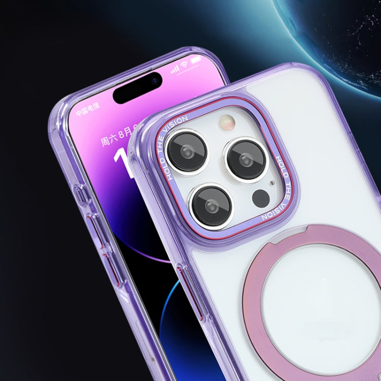 For iPhone 13 Pro Starlink Stand Clear Magsafe Phone Case(Transparent) - iPhone 13 Pro Cases by PMC Jewellery | Online Shopping South Africa | PMC Jewellery