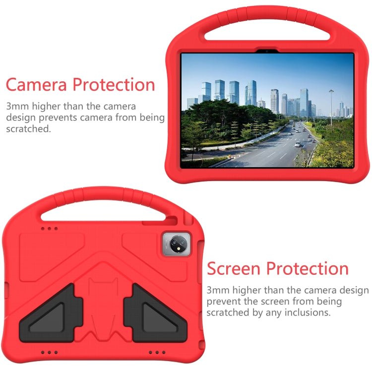 For Teclast M40 SE 2022 EVA Shockproof Tablet Case with Holder(Red) - Teclast by PMC TechLife | Online Shopping South Africa | PMC TechLife | Buy Now Pay Later Mobicred