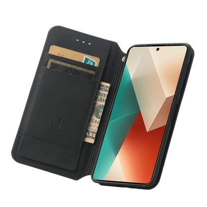 For Xiaomi Redmi Note 13 5G CaseNeo Colorful Magnetic Leather Phone Case(Emeralds) - Note 13 Cases by PMC Jewellery | Online Shopping South Africa | PMC Jewellery | Buy Now Pay Later Mobicred