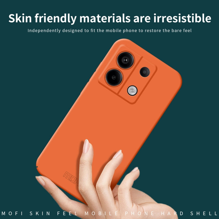 For Xiaomi Redmi Note 13 MOFI Qin Series Skin Feel All-inclusive PC Phone Case(Green) - Note 13 Cases by MOFI | Online Shopping South Africa | PMC Jewellery