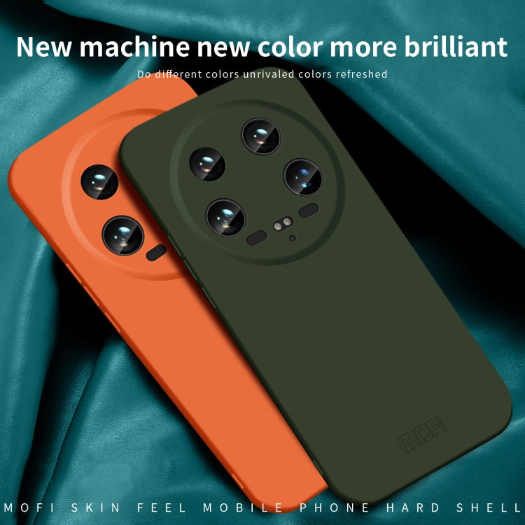 For Xiaomi 14 Ultra MOFI Qin Series Skin Feel All-inclusive PC Phone Case(Orange) - 14 Ultra Cases by MOFI | Online Shopping South Africa | PMC Jewellery