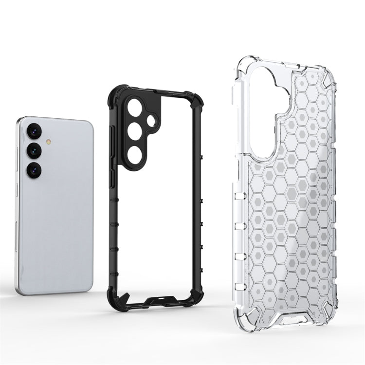 For Samsung Galaxy S24 5G Shockproof Honeycomb Phone Case(Blue) - Galaxy S24 5G Cases by PMC TechLife | Online Shopping South Africa | PMC TechLife
