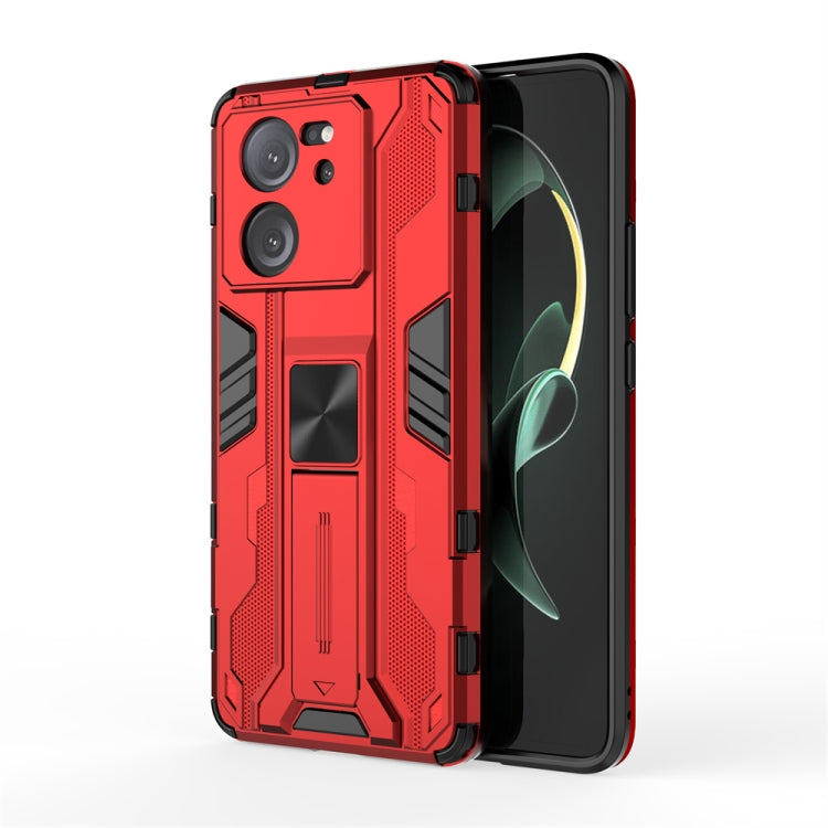 For Xiaomi 13T Supersonic Armor PC Hybrid TPU Phone Case(Red) - free shipping - PMC TechLife - Order now!