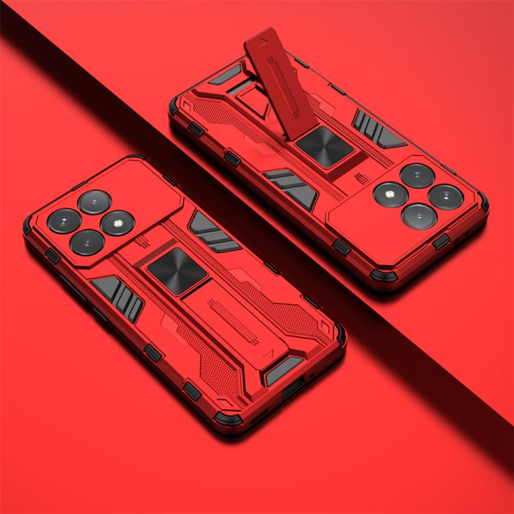 For Redmi K70 Supersonic Armor PC Hybrid TPU Phone Case(Red) - Xiaomi Cases by PMC Jewellery | Online Shopping South Africa | PMC Jewellery | Buy Now Pay Later Mobicred