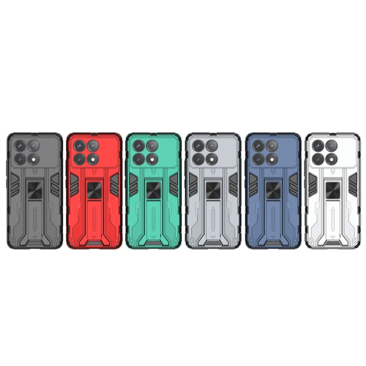 For Redmi K70 Pro Supersonic Armor PC Hybrid TPU Phone Case(Grey) - K70 Pro Cases by PMC TechLife | Online Shopping South Africa | PMC TechLife | Buy Now Pay Later Mobicred