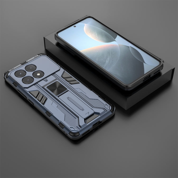 For Redmi K70E Supersonic Armor PC Hybrid TPU Phone Case(Blue) - Xiaomi Cases by PMC TechLife | Online Shopping South Africa | PMC TechLife | Buy Now Pay Later Mobicred
