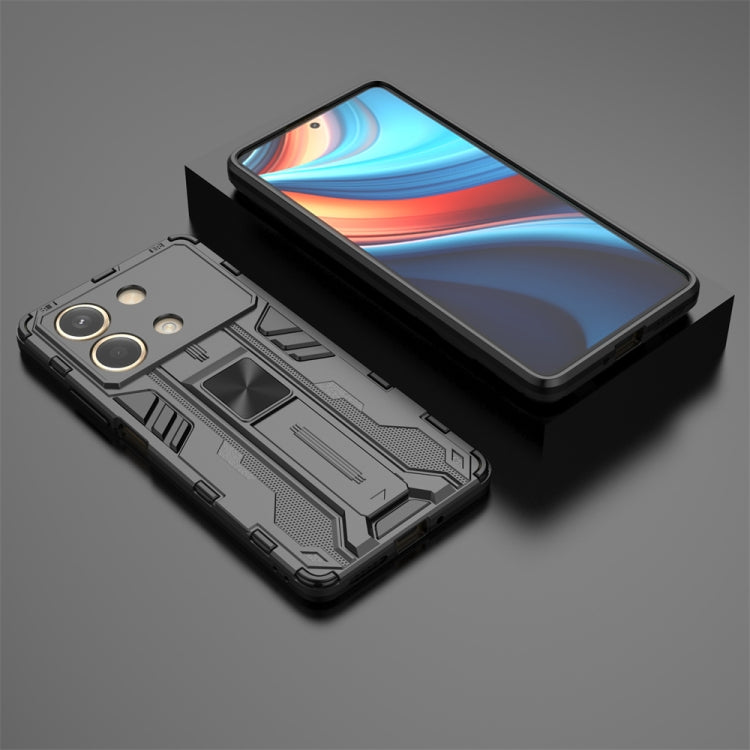 For Redmi Note 13R Pro Supersonic Armor PC Hybrid TPU Phone Case(Black) - Xiaomi Cases by PMC Jewellery | Online Shopping South Africa | PMC Jewellery | Buy Now Pay Later Mobicred