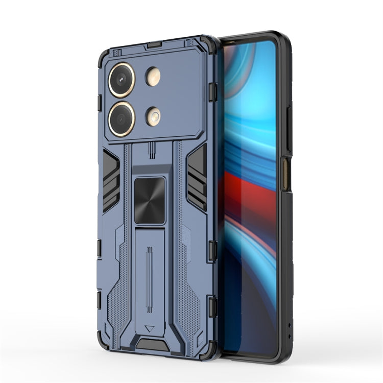 For Redmi Note 13R Pro Supersonic Armor PC Hybrid TPU Phone Case(Blue) - Xiaomi Cases by PMC TechLife | Online Shopping South Africa | PMC TechLife | Buy Now Pay Later Mobicred