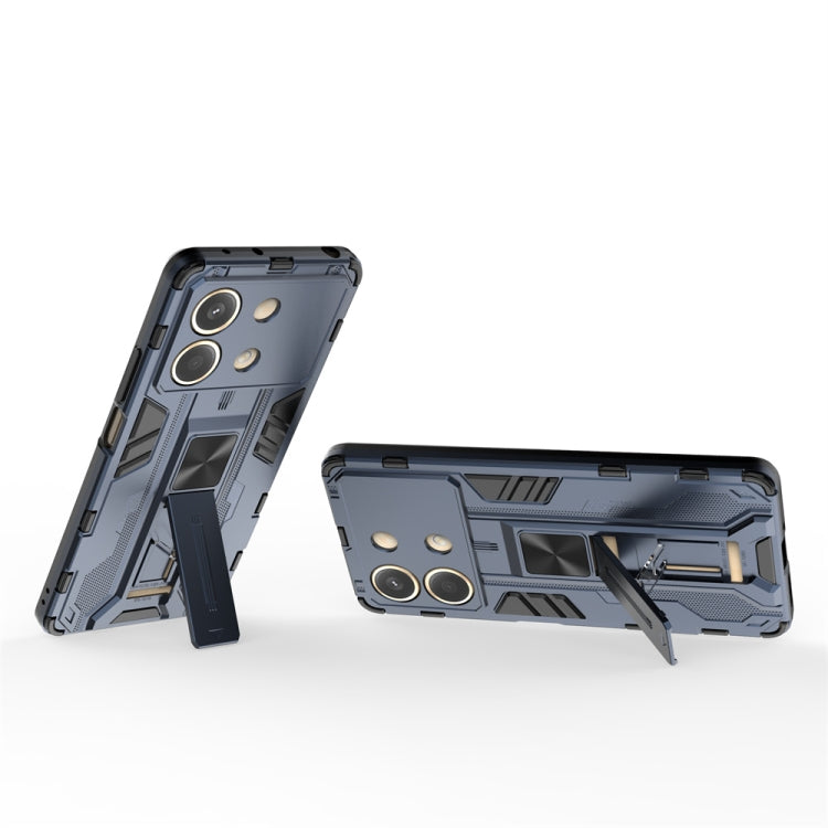 For Redmi Note 13R Pro Supersonic Armor PC Hybrid TPU Phone Case(Blue) - Xiaomi Cases by PMC TechLife | Online Shopping South Africa | PMC TechLife | Buy Now Pay Later Mobicred