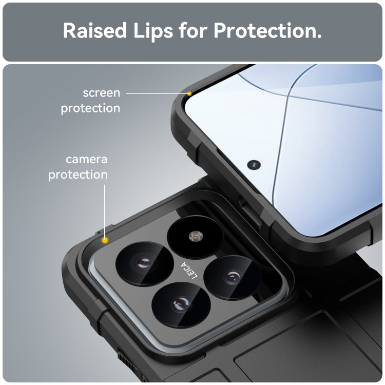 For Xiaomi 14 Pro Full Coverage Shockproof TPU Phone Case(Black) - 14 Pro Cases by PMC TechLife | Online Shopping South Africa | PMC TechLife | Buy Now Pay Later Mobicred