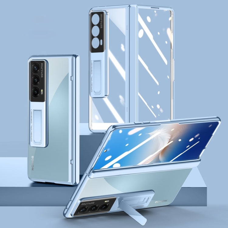 For Honor Magic Vs2 Electroplated Case-film Integral Hinge Shockproof Phone Case(Blue) - free shipping - PMC TechLife - Order now!