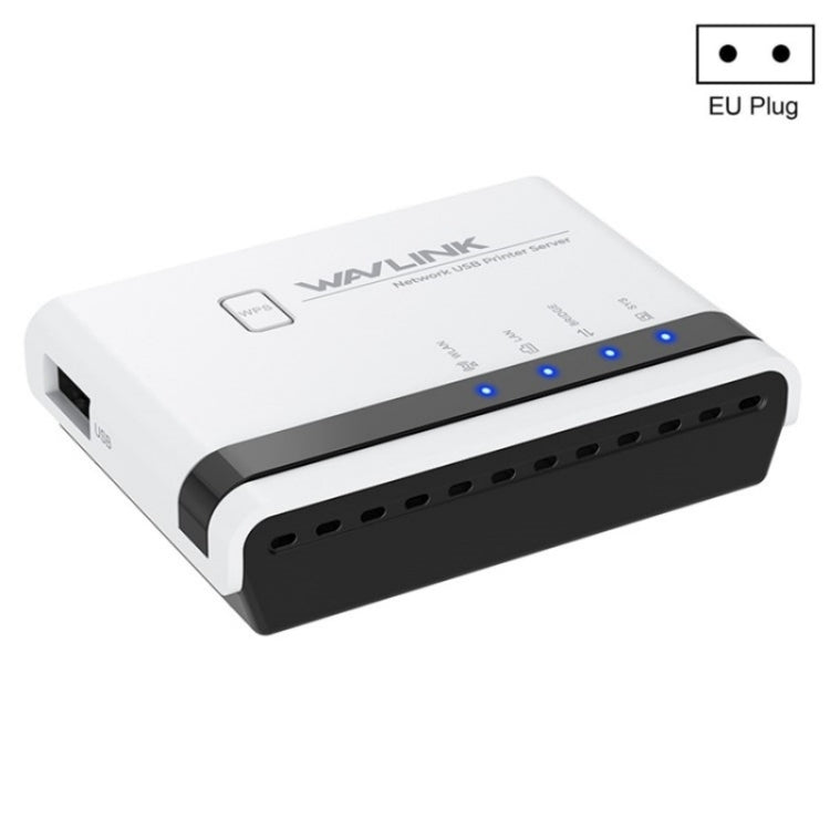 WAVLINK NU516U1 USB2.0 Wireless Printer Server With 10 / 100Mbps LAN / Bridge WiFi(EU Plug) - Power Adapter by WAVLINK | Online Shopping South Africa | PMC TechLife | Buy Now Pay Later Mobicred