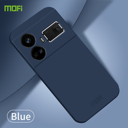 For Realme GT5 MOFI Qin Series Skin Feel All-inclusive PC Phone Case(Blue) - Realme Cases by MOFI | Online Shopping South Africa | PMC Jewellery