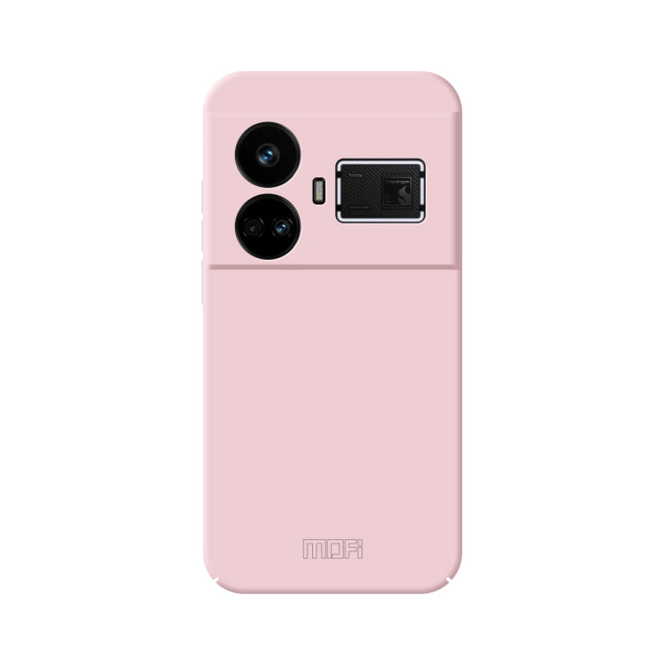 For Realme GT5 MOFI Qin Series Skin Feel All-inclusive PC Phone Case(Pink) - Realme Cases by MOFI | Online Shopping South Africa | PMC Jewellery