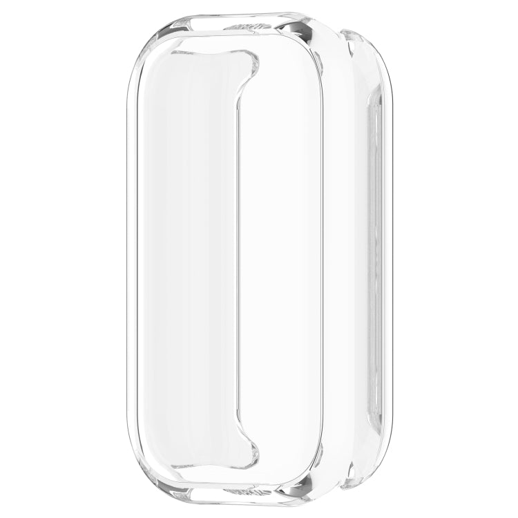 For Xiaomi Smart Band 8 Active Full Package TPU Electroplated Watch Protective Case(Transparent) - Watch Cases by PMC TechLife | Online Shopping South Africa | PMC TechLife | Buy Now Pay Later Mobicred