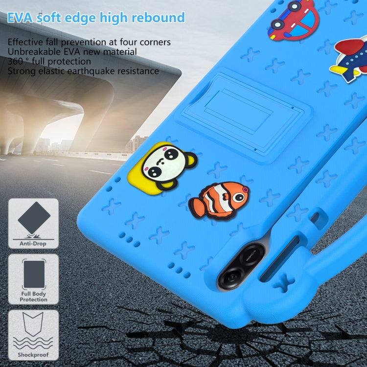 For Honor Pad X9 / X9 2024 Handle Kickstand Children EVA Shockproof Tablet Case(Sky Blue) - free shipping - PMC TechLife - Order now!