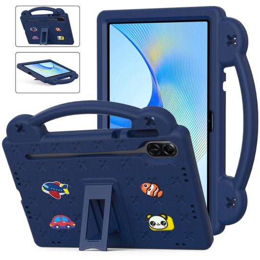 For Honor X8 Pro 11.5 Handle Kickstand Children EVA Shockproof Tablet Case(Navy Blue) - Honor by PMC Jewellery | Online Shopping South Africa | PMC Jewellery | Buy Now Pay Later Mobicred