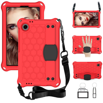 For Blackview Tab 60 8.7 2023 Honeycomb EVA Hybrid PC Tablet Case with Strap(Red +Black) - Others by PMC Jewellery | Online Shopping South Africa | PMC Jewellery