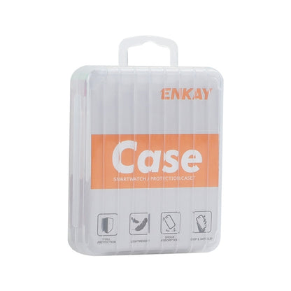 For Xiaomi Watch S3 ENKAY Hat-Prince Full Coverage PC + Tempered Glass Film Integrated Watch Case(Ivory White) - Watch Cases by ENKAY | Online Shopping South Africa | PMC Jewellery | Buy Now Pay Later Mobicred