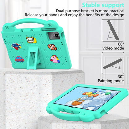 For DOOGEE T30 Pro 11 2023 Handle Kickstand Children EVA Shockproof Tablet Case(Mint Green) - Others by PMC Jewellery | Online Shopping South Africa | PMC Jewellery | Buy Now Pay Later Mobicred