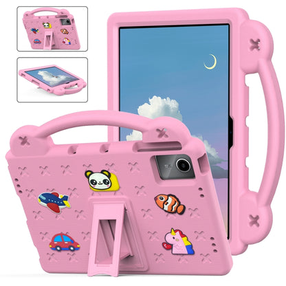 For Huawei MatePad SE 11 2024 Handle Kickstand Children EVA Shockproof Tablet Case(Pink) - Huawei by PMC Jewellery | Online Shopping South Africa | PMC Jewellery | Buy Now Pay Later Mobicred