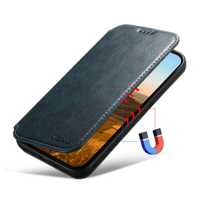 For iPhone 15 Suteni J05 Leather Magnetic MagSafe Phone Case(Blue) - iPhone 15 Cases by Suteni | Online Shopping South Africa | PMC Jewellery | Buy Now Pay Later Mobicred