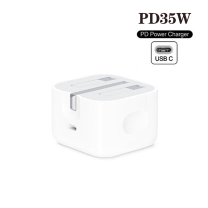 PD35W USB-C / Type-C Port Charger with 1m Type-C to Type-C Data Cable, UK Plug - USB Charger by PMC Jewellery | Online Shopping South Africa | PMC Jewellery | Buy Now Pay Later Mobicred