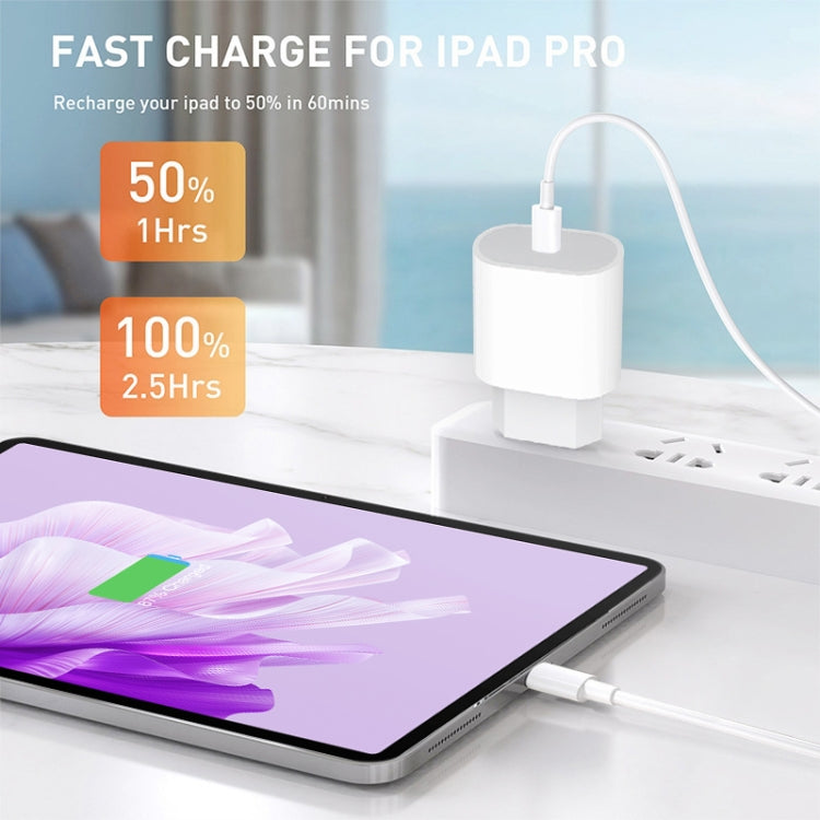 PD35W USB-C / Type-C Port Charger with 1m Type-C to Type-C Data Cable, UK Plug - USB Charger by PMC Jewellery | Online Shopping South Africa | PMC Jewellery | Buy Now Pay Later Mobicred